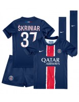 Otroške Nogometnih dresov Paris Saint-Germain Milan Skriniar #37 Domači 2024-25 Kratki rokavi (+ hlače)